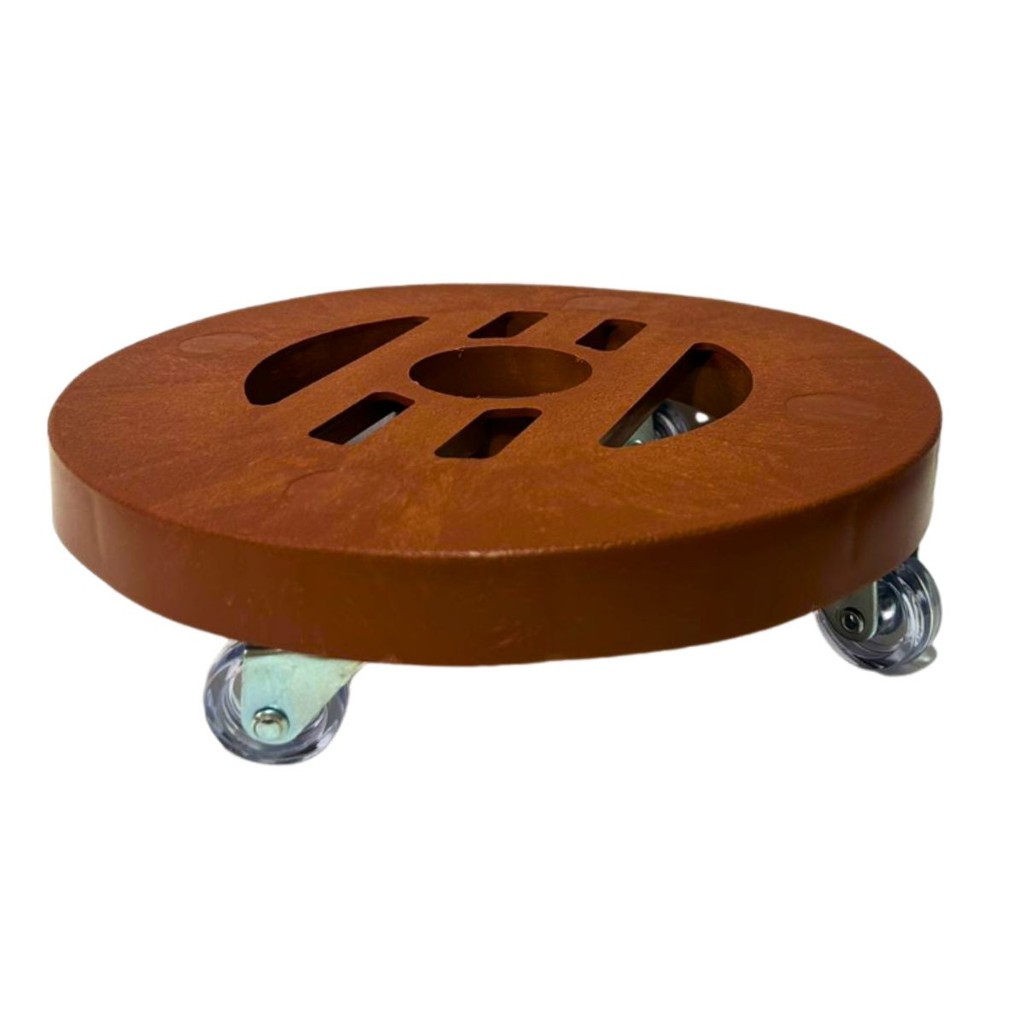 Suporte Para Vaso de Planta com Rodinhas Transparente 24cm em Oferta na Shopee