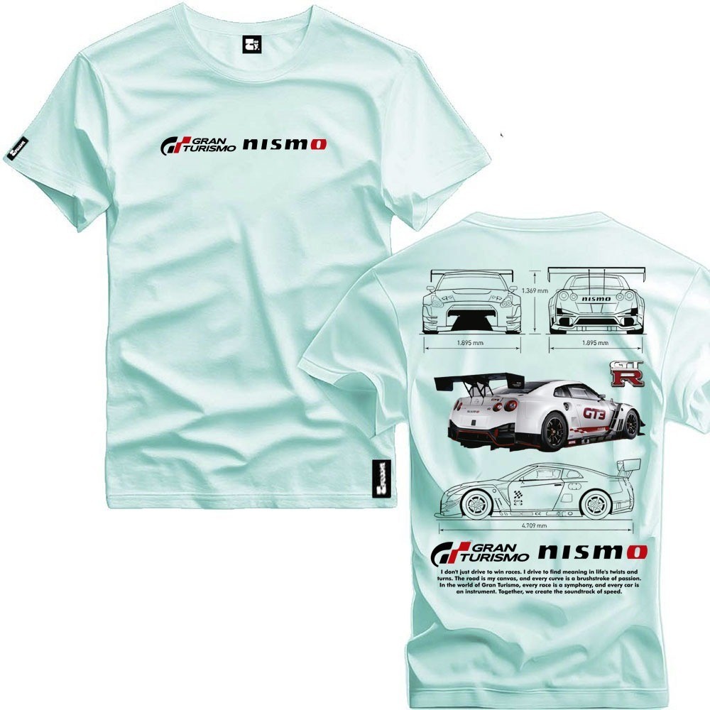 Camisa Camiseta Streetwear Gran Turismo Vídeo Game Gtr Carros Detalhes Algodão Unissex Top Envio Ja em Oferta na Shopee