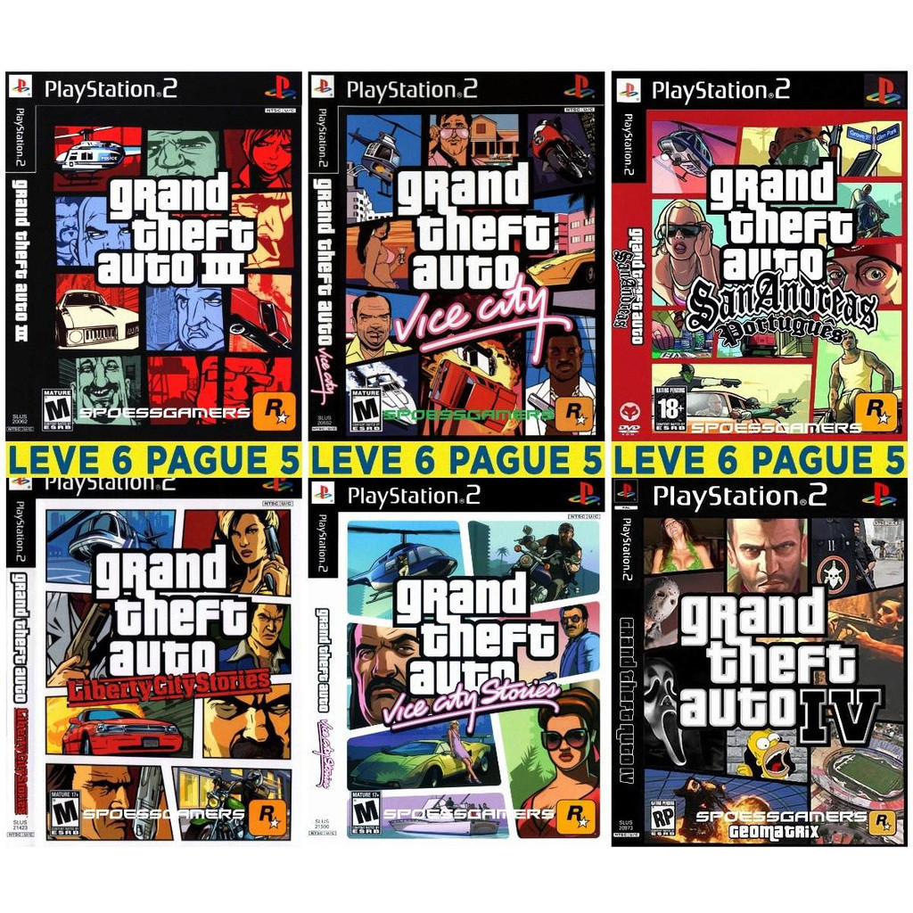 Gta Collection ( Grand Theft Auto ) 6 s