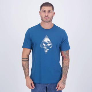 Camiseta MCD Skull Azul em Oferta na Shopee