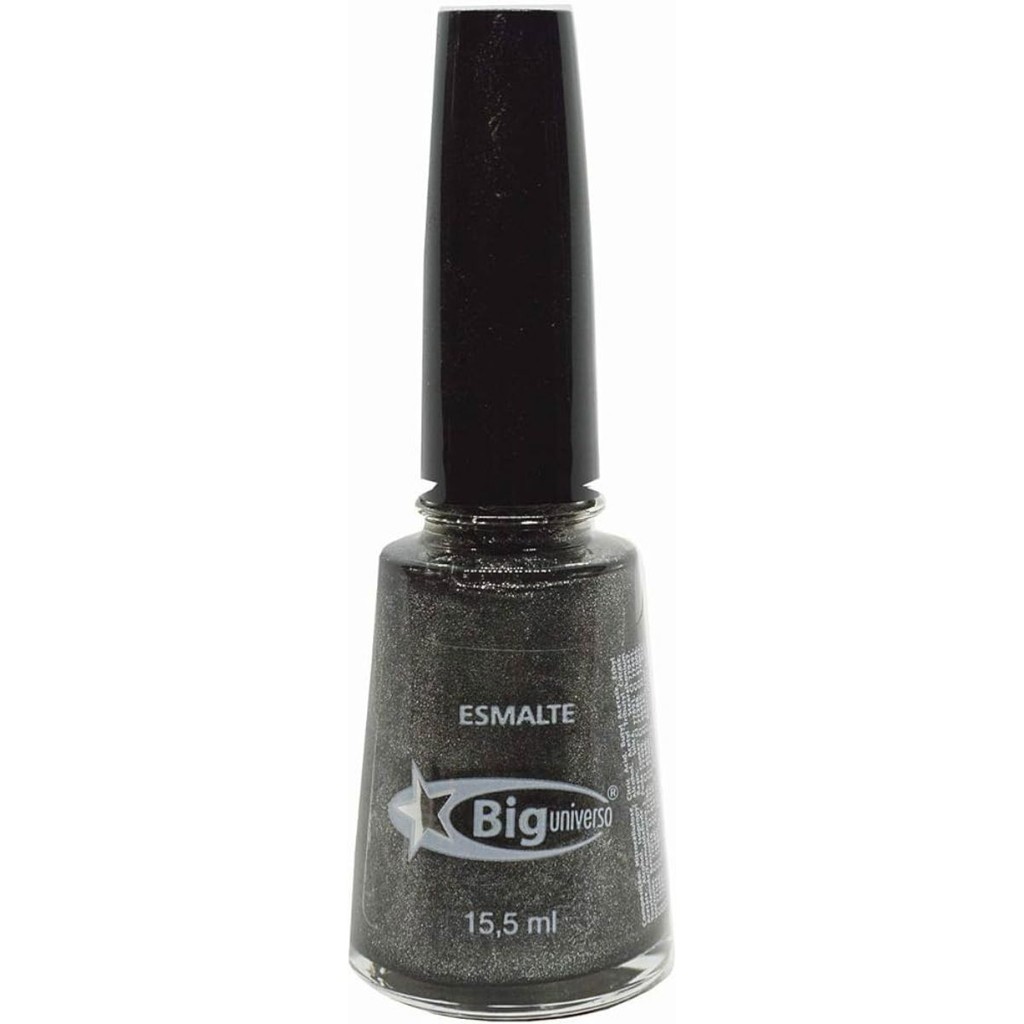 Big Universo - Esmalte Metálico Preto Platinada.15,5ml