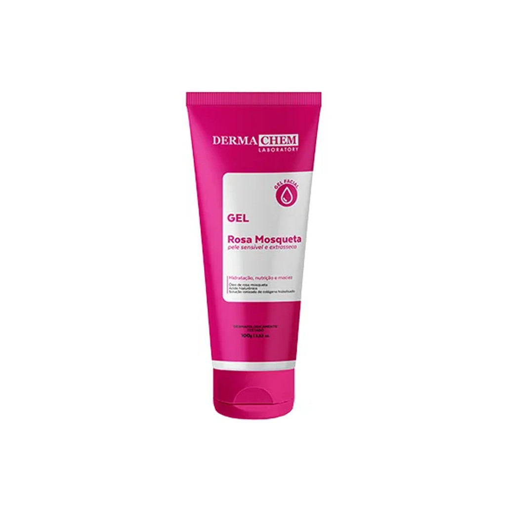 Gel Antirressecamento Dermachem Rosa Mosqueta 100g
