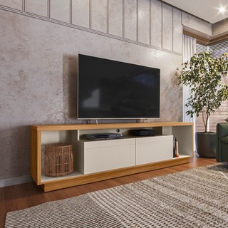 Rack para TV até 75 Polegadas 2 Portas 181cm Cronos CabeCasa MadeiraMadeira 181 em Oferta na Shopee