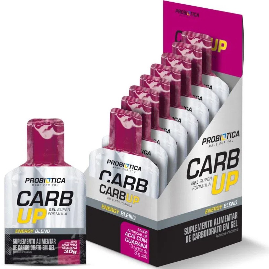 Carb Up Gel Super Fórmula Display 10 x 30g - Probiótica
