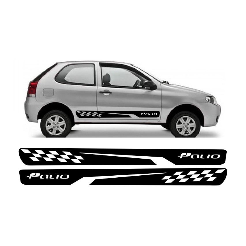 Adesivo Faixa Lateral Fiat Palio, Siena todos modelos.