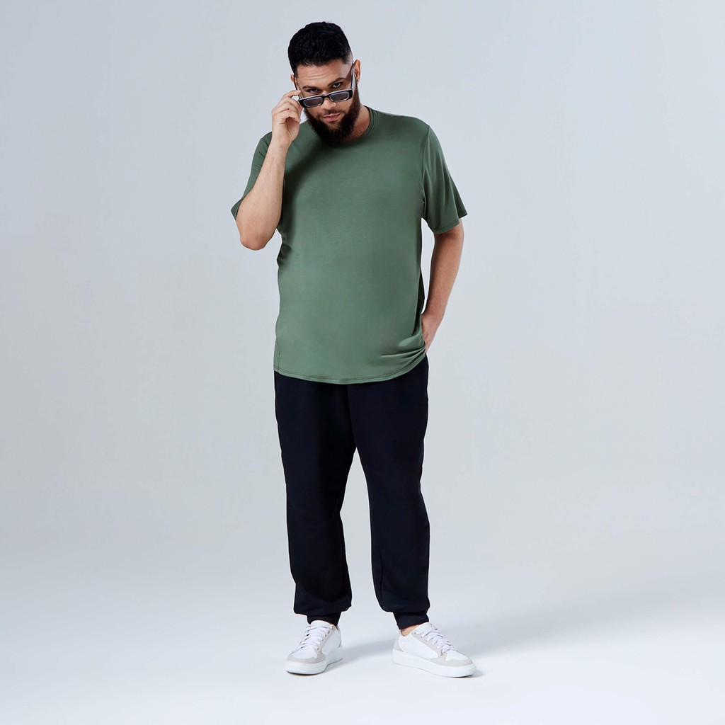 Tech T-Shirt Modal Plus Masculina em Oferta na Shopee