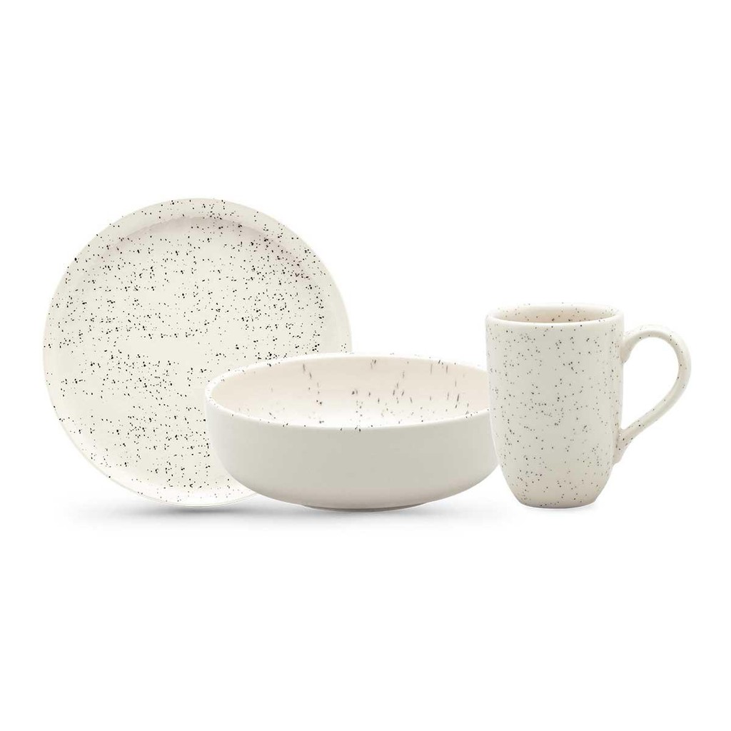 Jogo Lanche 3 Peças Oxford Flat Chuvisco em Oferta na Shopee