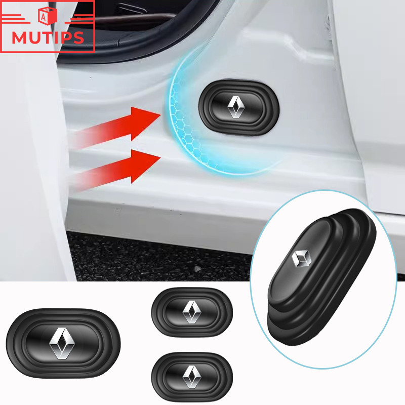 1/4/8/12 Pcs Renault Universal Car Amortecedor Tronco De Porta À Prova De Choque Som Para Kwid Duster Oroch Kardian Megane 2 Sandero ZOE Clio Fluence Logan Captur Scenic Kiger Koleos