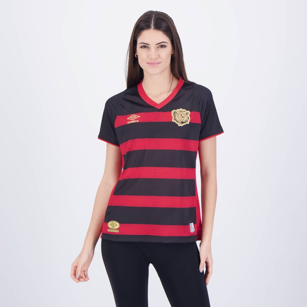 Camisa Umbro Sport Recife I 2024 Feminina em Oferta na Shopee