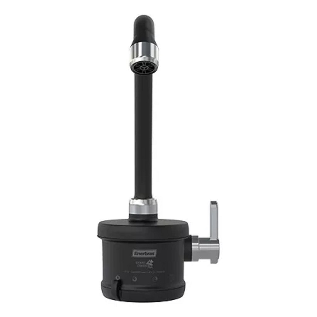 Torneira Elétrica Para Cozinha De Parede Agua Quente Cor Preta/cromada 220v/5500w Enerbras