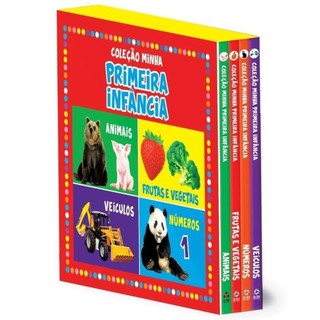 Coleção Minha Primeira Infância - Box com 4 Livrinhos em Oferta na Shopee