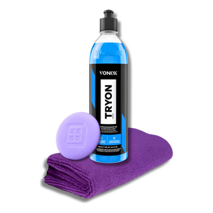 Tryon Vonixx 3 Em 1 Restaurador Automotivo Aplicador Pano em Oferta na Shopee