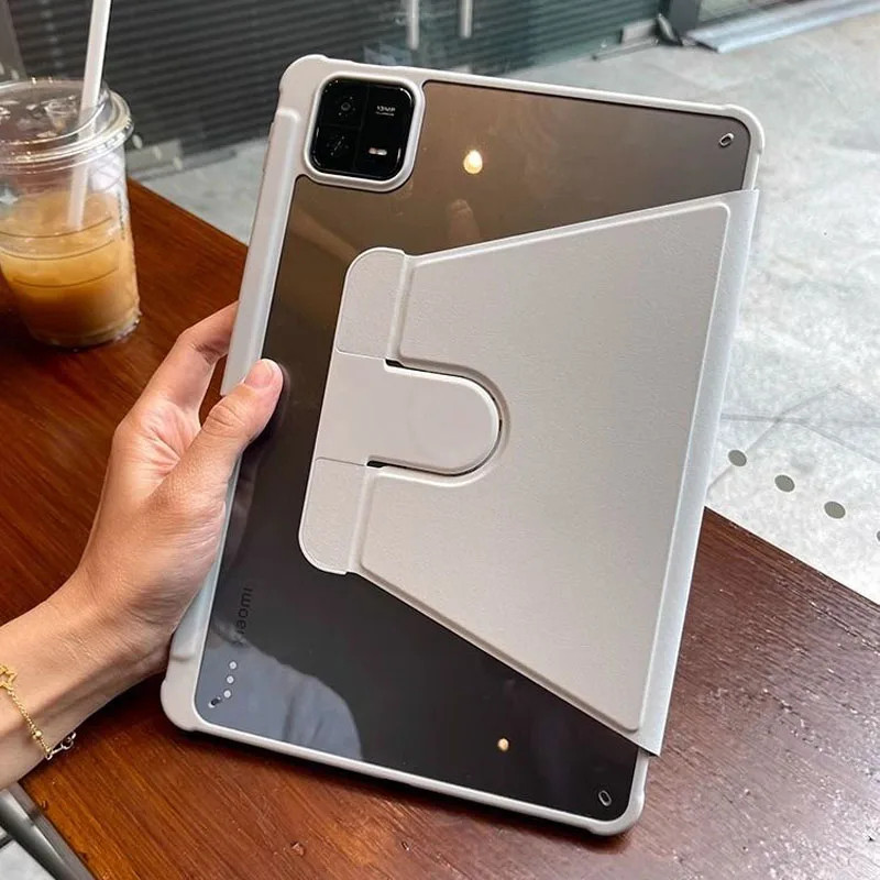 Capa 360 Girar Acrílica Sono Inteligente Compativel Tablet Samsung S10 S6 Lite A