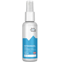 Cetconazol Spray 2% 100ml – Antifúngico para Pets, combate micoses e infecções fúngicas na pele - Ibasa