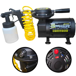 Compressor Ar Direto Tufão Com Kit Pintura Bivolt Pressure