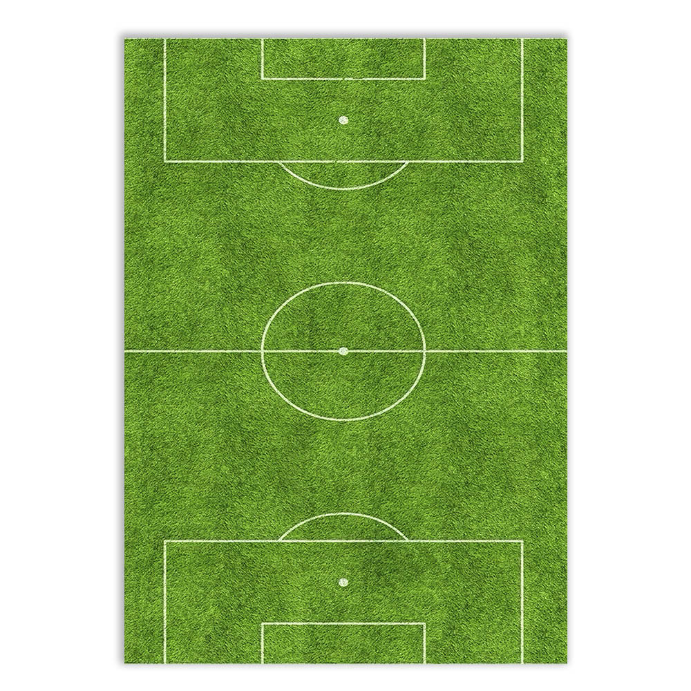 Placa Decorativa Futebol Campo Ilustração Esportes Decoração Poster Quarto Sala