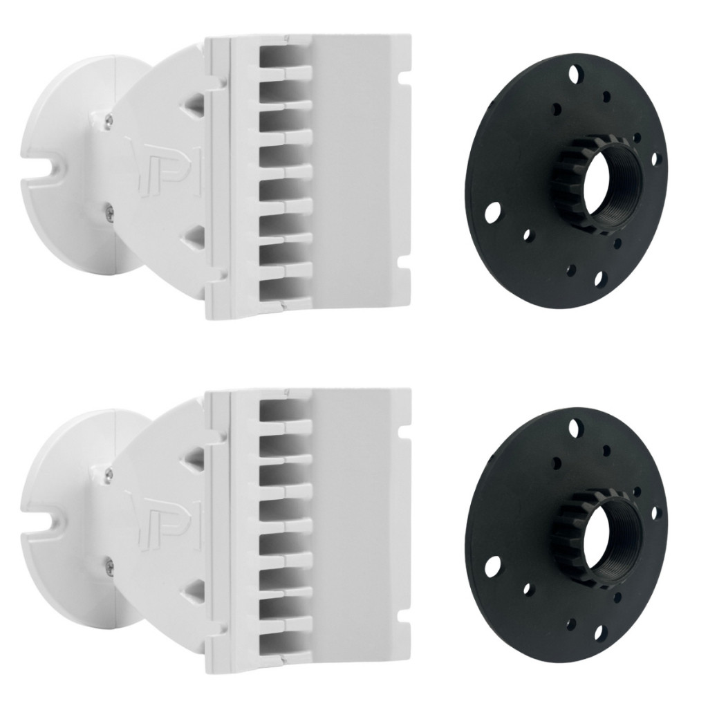 2 Guia De Onda Qvs 1214 Vpk 1 Polegada Aluminio + Adaptador Som Automotivo Som Profissional
