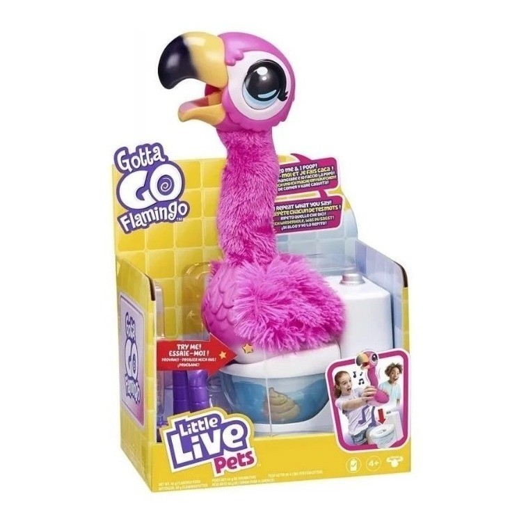 Pelúcia Interativa Little Live Pets Gotta Go Flamingo Fun