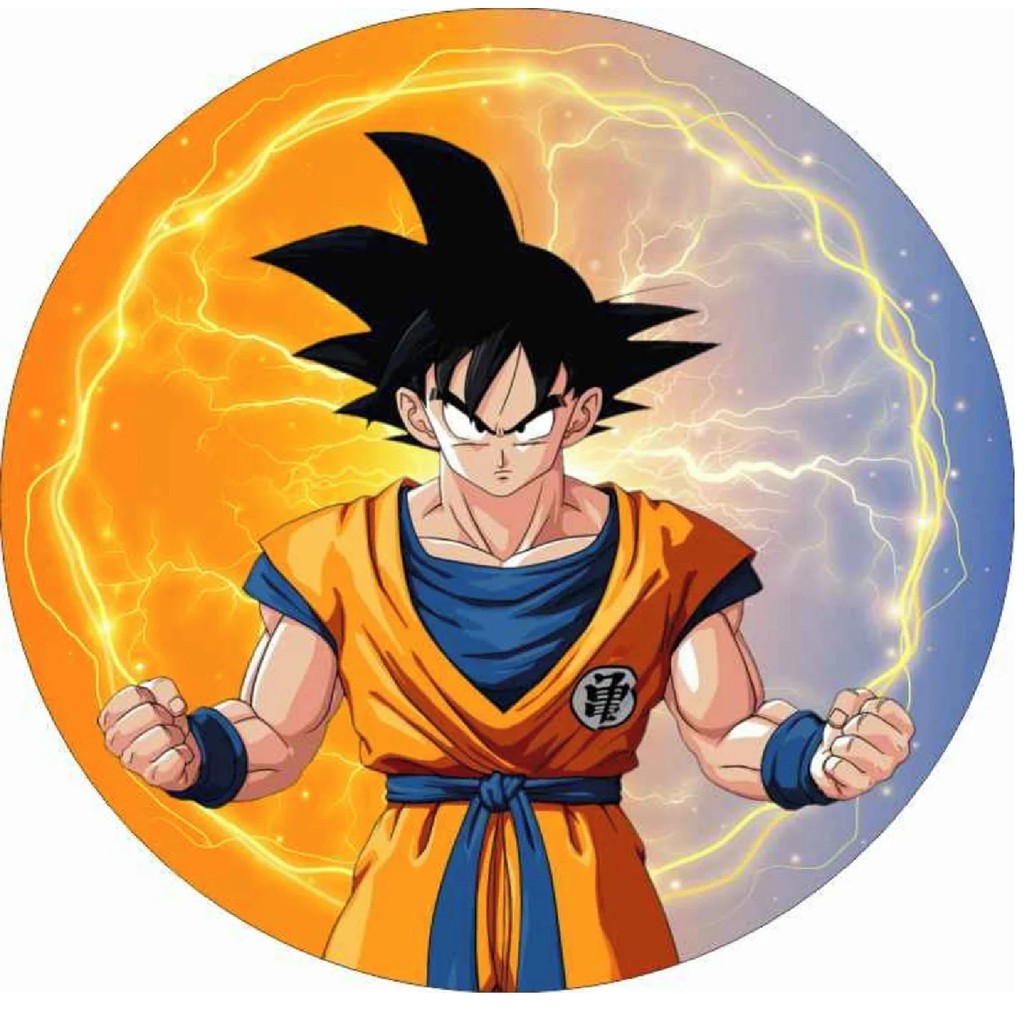 Capa Painel Redondo Infantil 50x50cm Aniversário Sublimada Veste Facil Ball Z Esferas Dragão Decoração em Oferta na Shopee