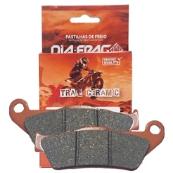 Pastilha de Freio Dianteira P/ Bajaj Dominar 200 Cerâmica Diafrag