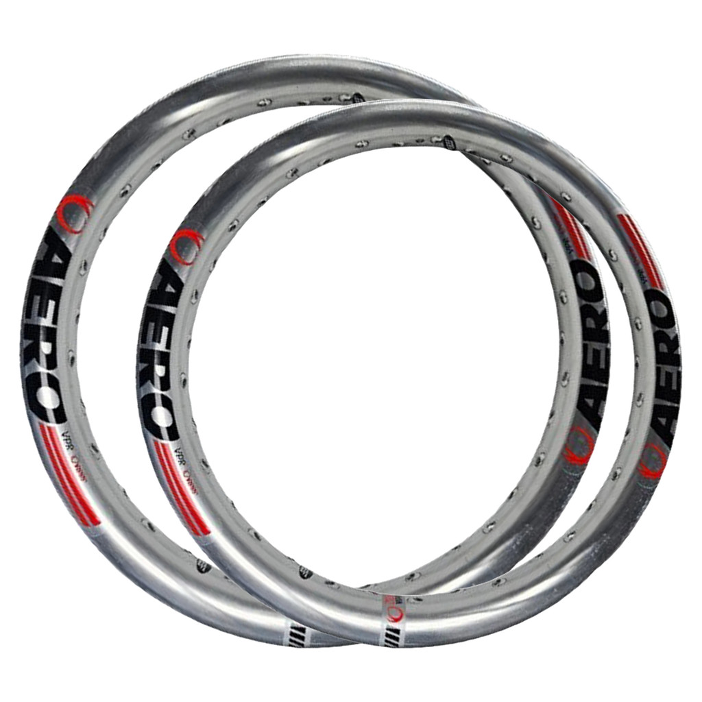 Par Aros em Alumínio Viper Aero Vpr 19x185 e 17x215 Bros 125 150 160 Xre 190 Crosser Polido