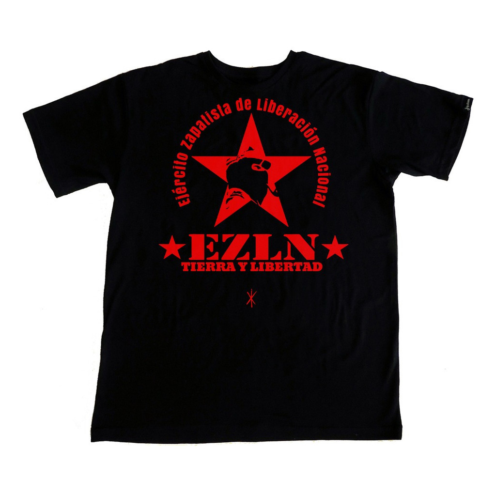 [Camiseta Premium em Algodão Puro]GXG Camiseta Anarquia Zapatista Ezln Subcomandante Marcos em Oferta na Shopee