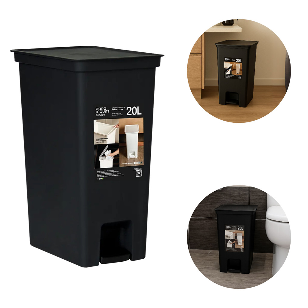 Lixeira de Cozinha 20 Litros na Black Friday 2025 | BuscaProdutos