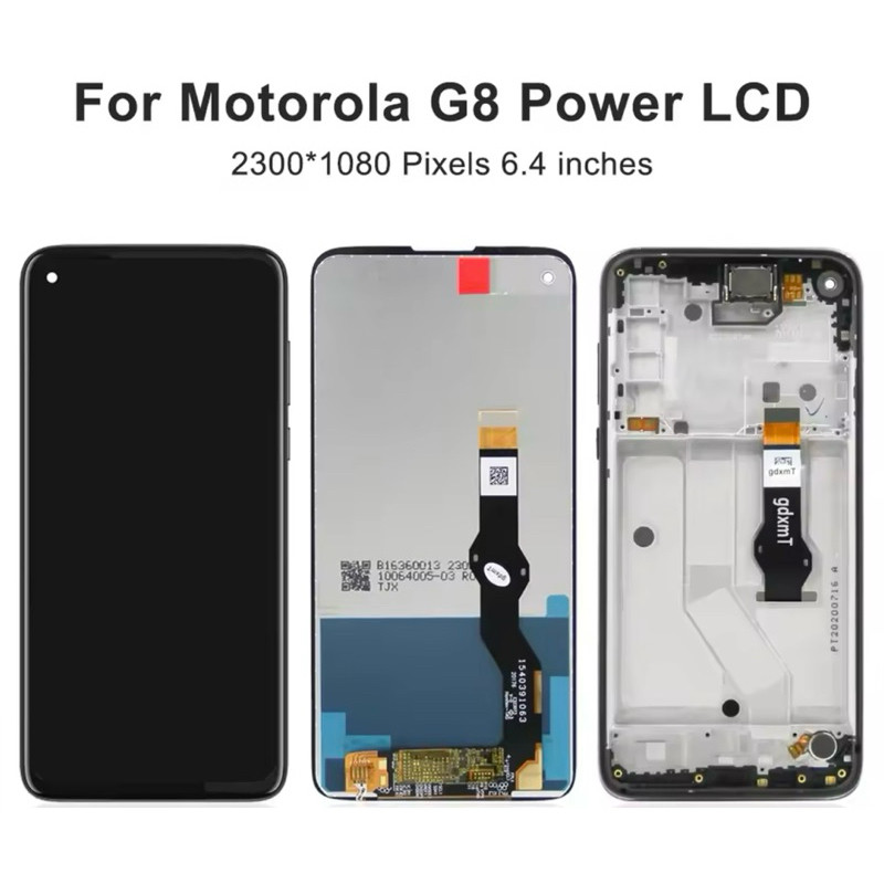 Tela Frontal Touch Display Compativel XT2041-1 XT2041-3 G8 Power Azul  Lcd Premium Pronto Entrega + Película