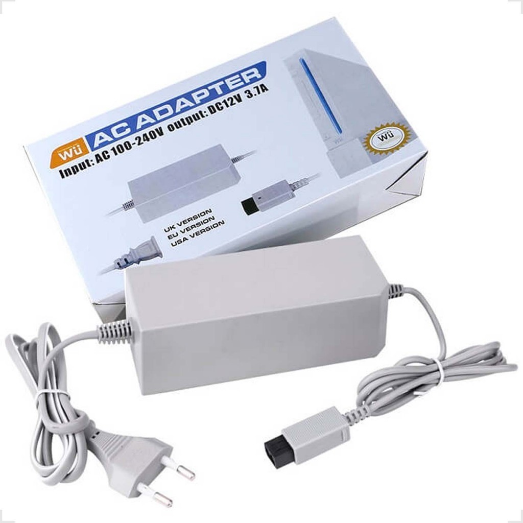 Fonte De Energia Ac Adaptador Bivolt 110/220v Para Nintendo Wii