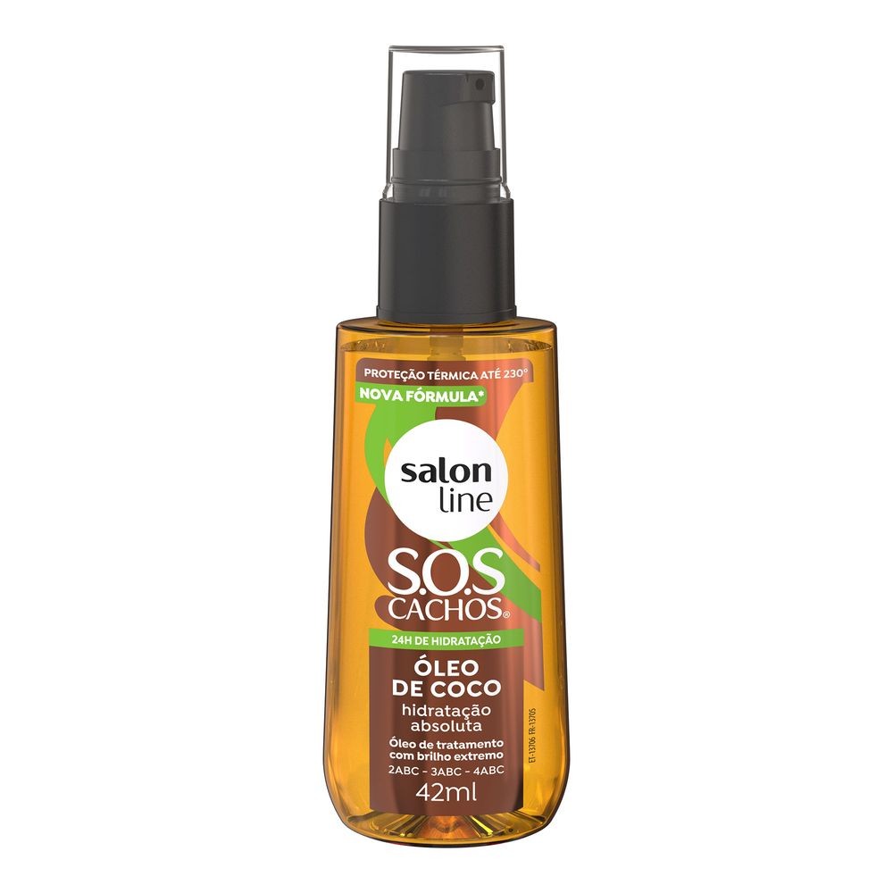 Óleo Capilar Salon Line Sos Cachos Óleo De Coco 42ml - Beauty