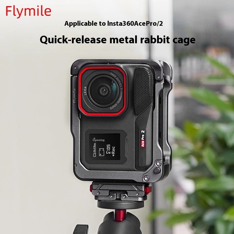 Adequado para Insta360 ACE PRO 2 Metal coelho gaiola câmera quadro protetor expansão caso protetor acessórios liberação 