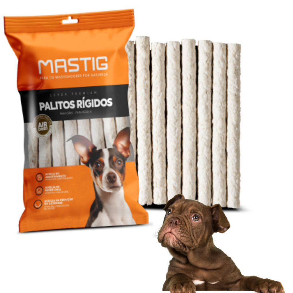Petisco Palito Natural para Cachorro 8mm 10 Peças Mastig | Pet, Cães, Pet shop