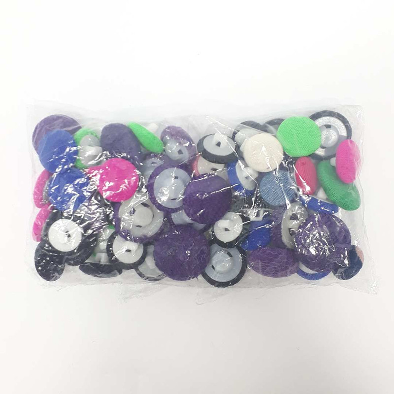 Botão Forrado Mix Cores 12mm Atenção Botao de Costurar 50Un Un 100Un uniformes camisas casacos ternos Botões 44643V