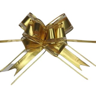 Kit 50 Unidades Laço Fácil de Organza Com Poliéster 50mmx74cm Pacote cor Única em Oferta na Shopee