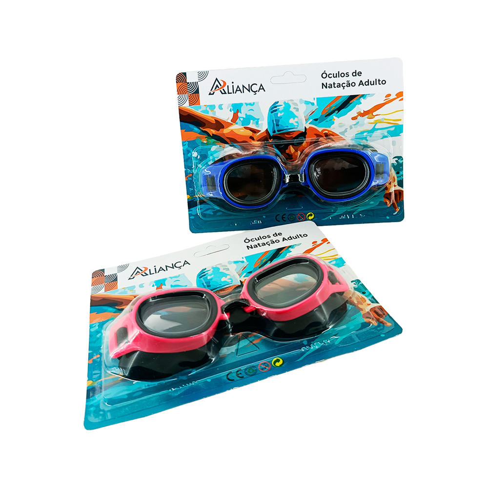 Óculos para Natação Adulto 15,5cm Feminino e Masculino