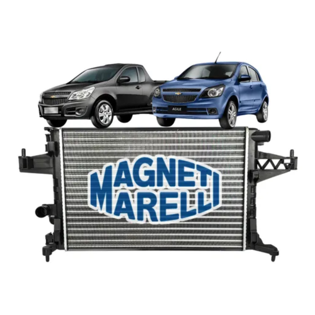 Radiador Magneti Marelli Agile Montana 1.4 1.8 2011 2013 2015 2017 2019 em Oferta na Shopee