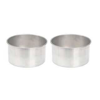 Forma Redonda Alta 22cm X 10cm Em Alumínio Não Enferruja kit com 2 em Oferta na Shopee