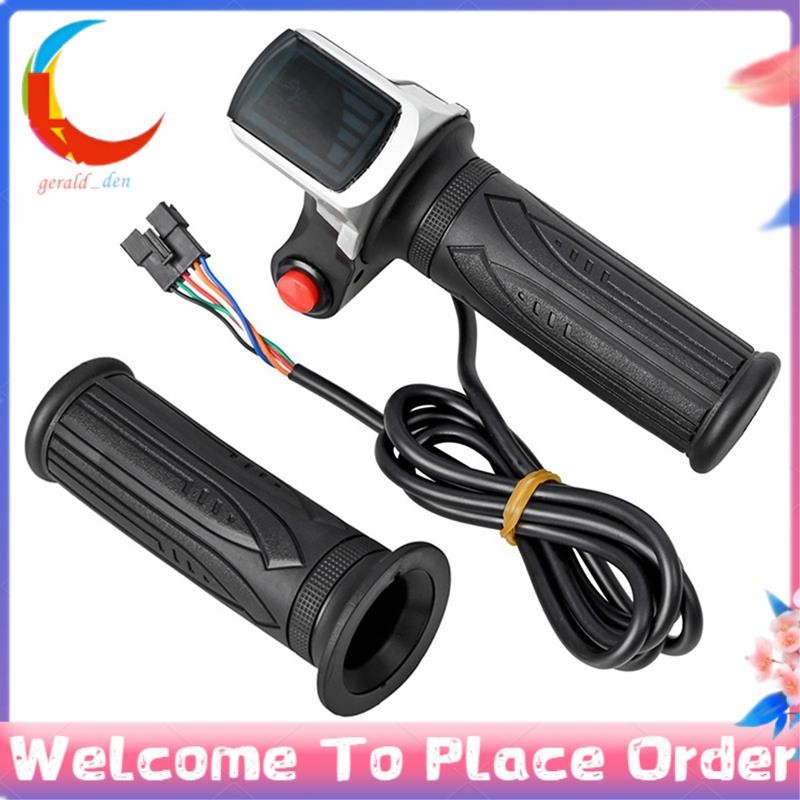 Acelerador Universal De Bicicleta Elétrica Com Display LCD , Para 36V , Scooter , E-Bike , Peças