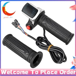 Acelerador Universal De Bicicleta Elétrica Com Display LCD , Para 36V , Scooter , E-Bike , Peças