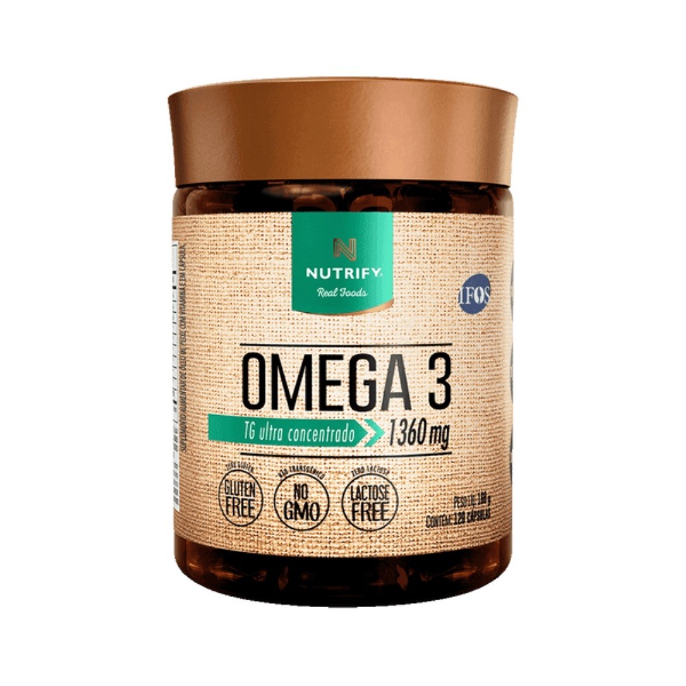 Ômega 3 TG Ultra Concentrado 1360mg 120 Cáps - Nutrify