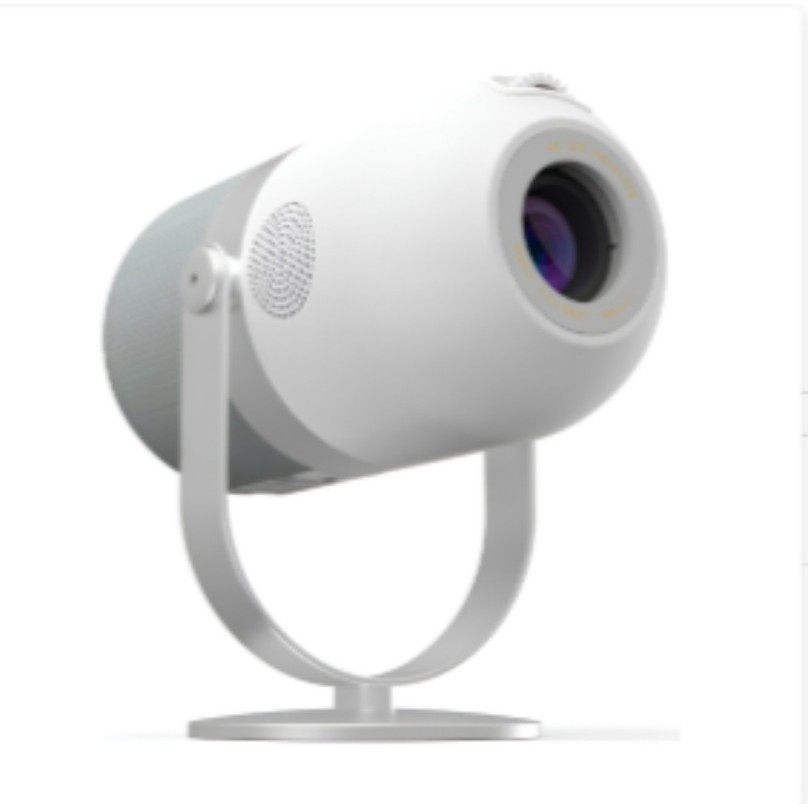 Projetor Hy300 Cpu H713 8000lm Android Wi-fi Branco