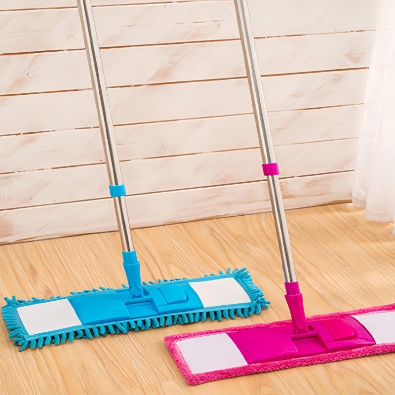 Mop de Microfibra para Pisos, Rodo Esfregão e Vassoura Tira Pó