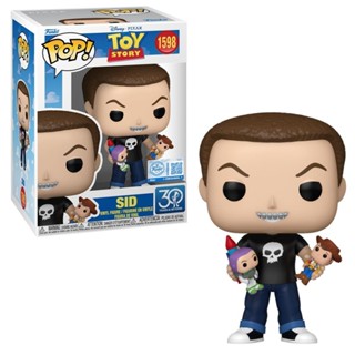 Boneco Funko Pop! Disney Toy Story 30 anos - Sid em Oferta na Shopee
