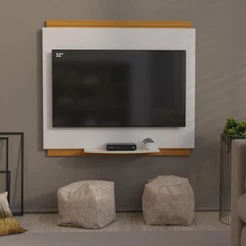 Painel para TV até 40 Polegadas Fit Painel Suspenso Com Prateleira Sala e Quarto 90cm - ViaNossa