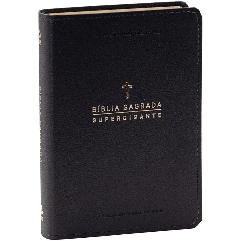 Bíblia Sagrada Letra Supergigante Naa | Palavras de Jesus em Vermelho | Preta em Oferta na Shopee