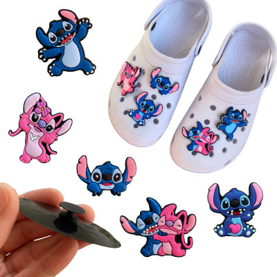 Kit 5 Pins Bottons Emborrachados Para Crocs - Disney