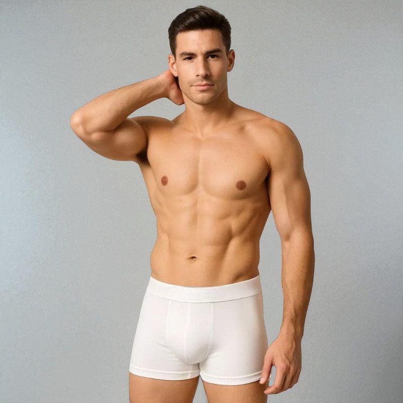 Cuecas Boxer Premium com kit de 5 Unidades Cueca Adulto Lisa Boxer Moda Intima Masculina