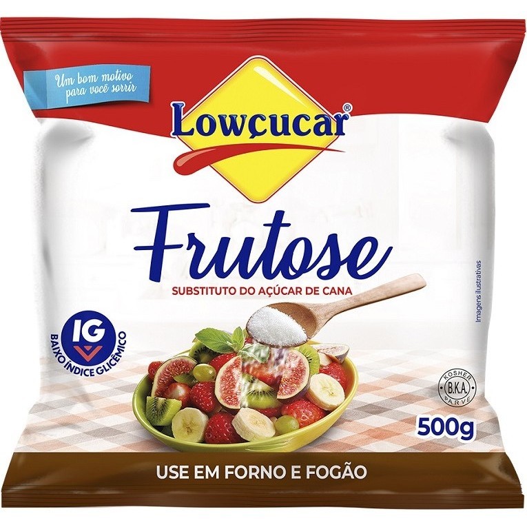 Frutose Lowçucar 500g - Adoçante em Pó Substituto do Açúcar para Bebidas e Doces em Oferta na Shopee