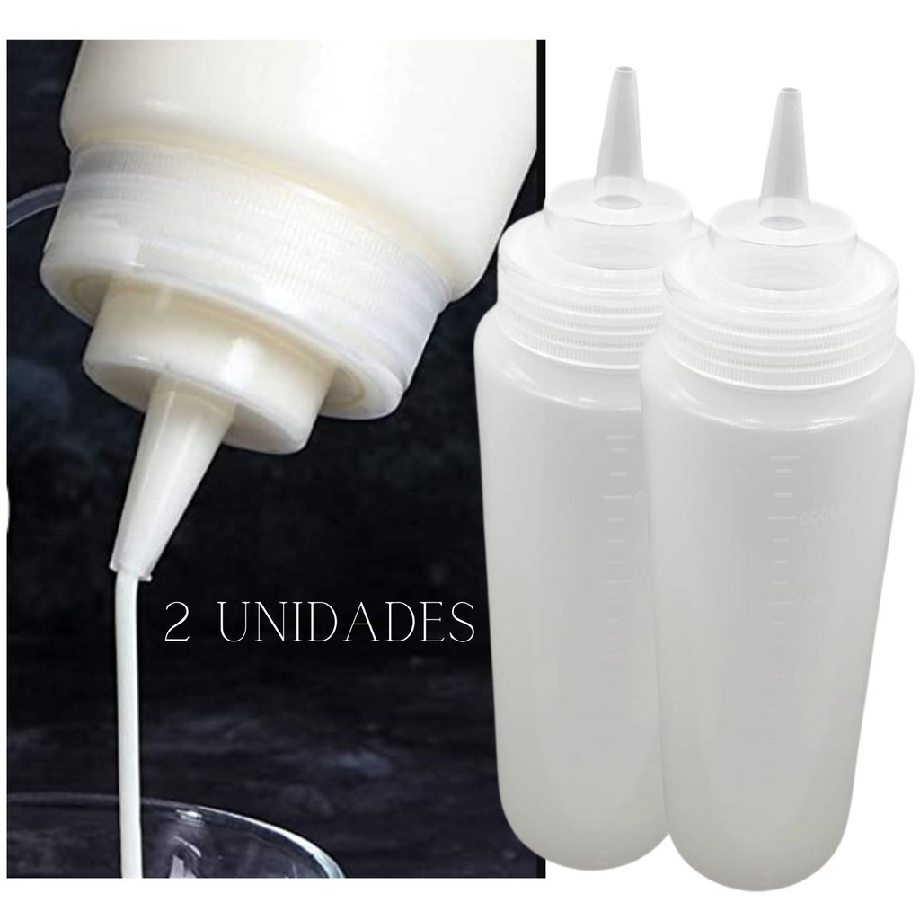 Bisnaga Flex Profissional 710ml Molho Tempero Catchup 2 pçs
