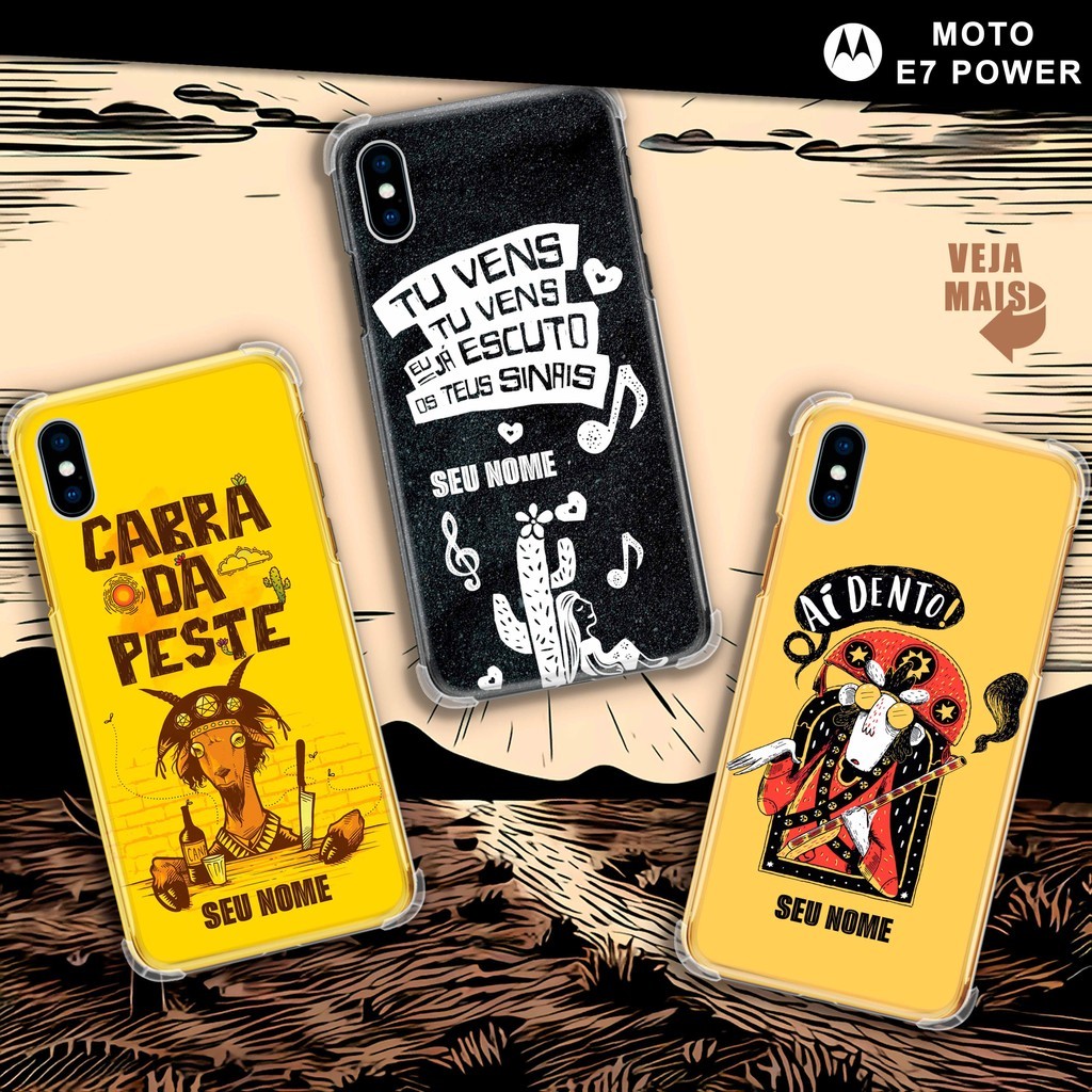 Capa Capinha - Motorola Moto E7 Power - Nordeste Personalizada